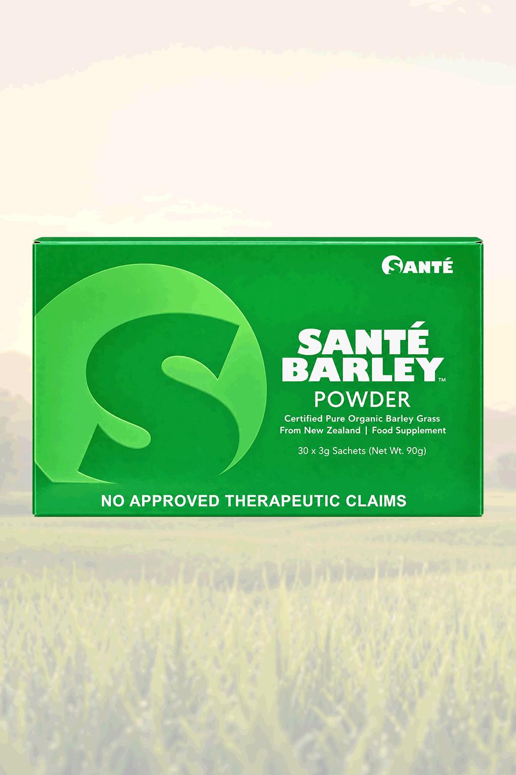 Santé Barley Powder (3gms x 30 sachets) with Stevia