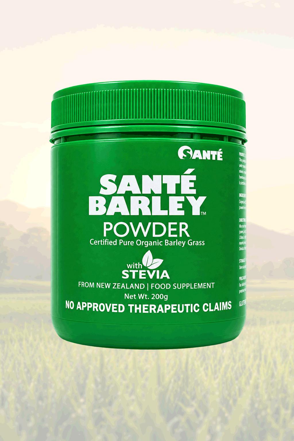 Santé Barley Canister (200g) with Stevia